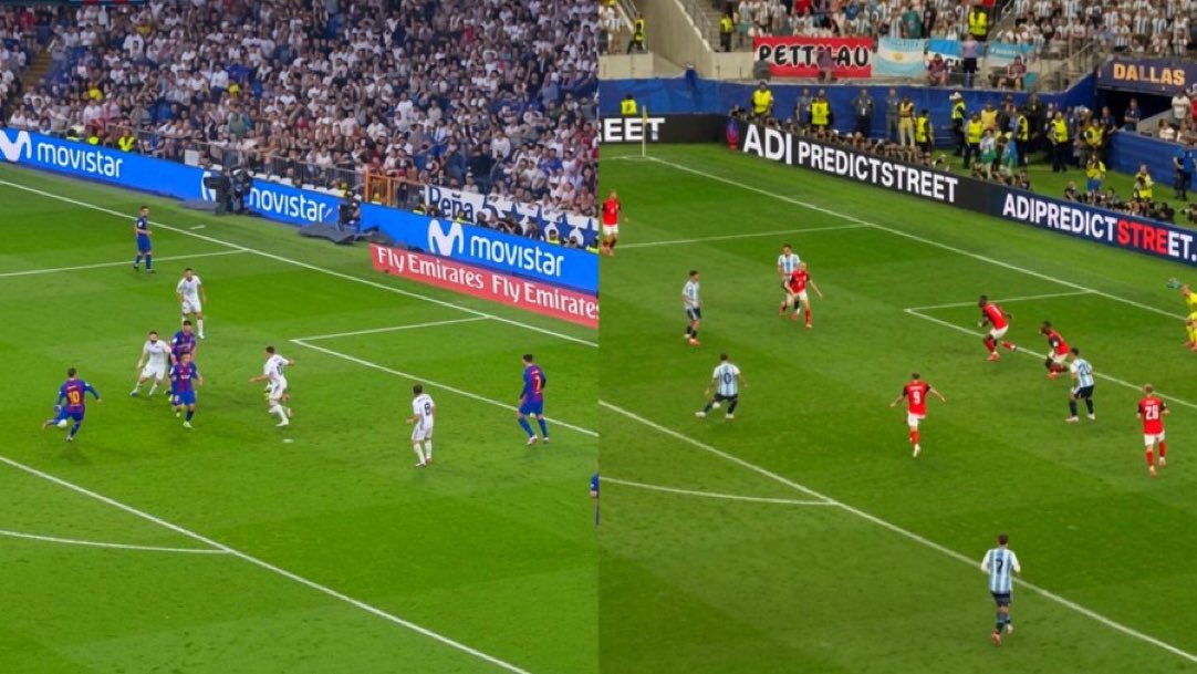 blessed_messy's tweet photo. The Goat at it again 😍

Against Real Madrid    Vs.     against Austria https://t.co/5wEY5i2wzo