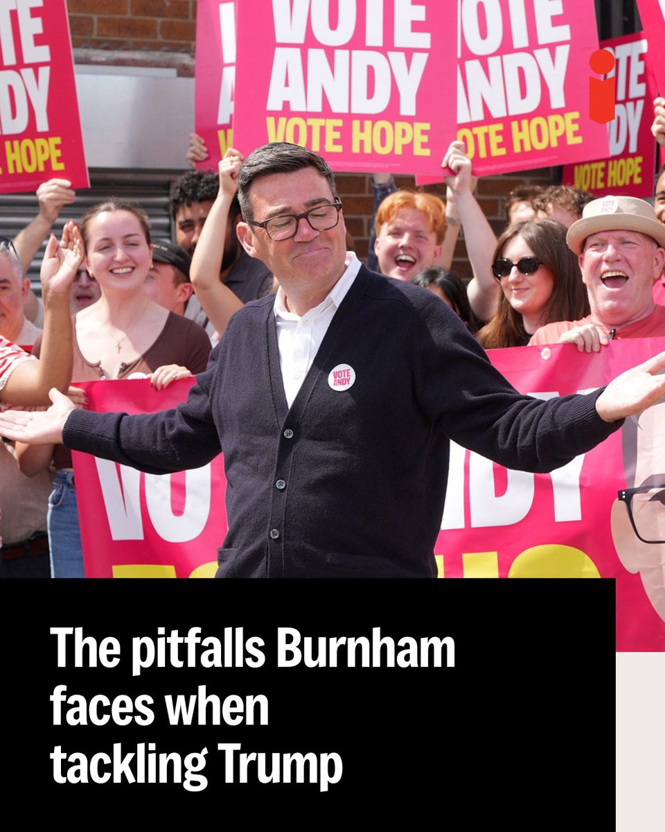 theipaper's tweet photo. How Andy Burnham could try to win over the volatile US President

Read more: https://t.co/ppGKR3h1dR https://t.co/cR6On8orI8