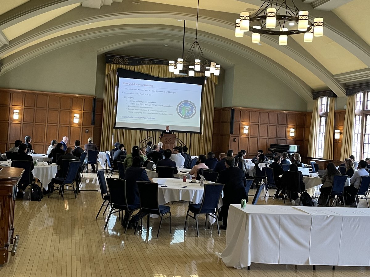ARPAE's tweet photo. ARPA-E's #CIRCULAR Annual Meeting brought together project teams, industry leaders &amp; key stakeholders. 

#CIRCULAR will extend battery life and build a circular economy to strengthen American mineral independence.🔋

Learn more about the program here: https://t.co/x5UDdqGMHq. https://t.co/XDnvN7DdiZ