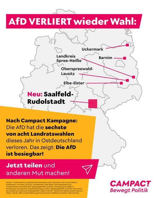Freigeist_BER's tweet photo. @Rosa24772115 Und damit geht die Niederlagenserie der AfD weiter.

Die AfD verliert ... https://t.co/hRnC1i1JH6