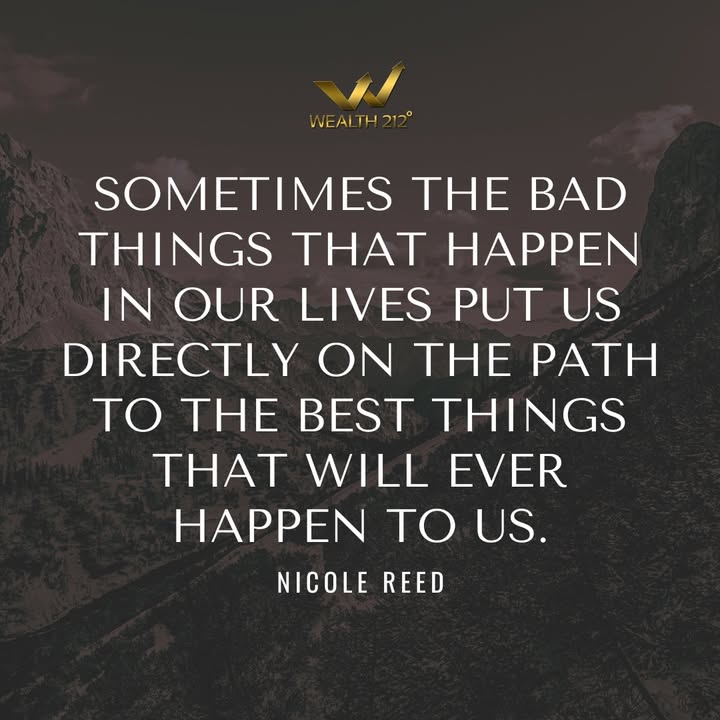 wealth_212's tweet photo. Everything happens for a reason. Trust the process! https://t.co/owlG3eweLn