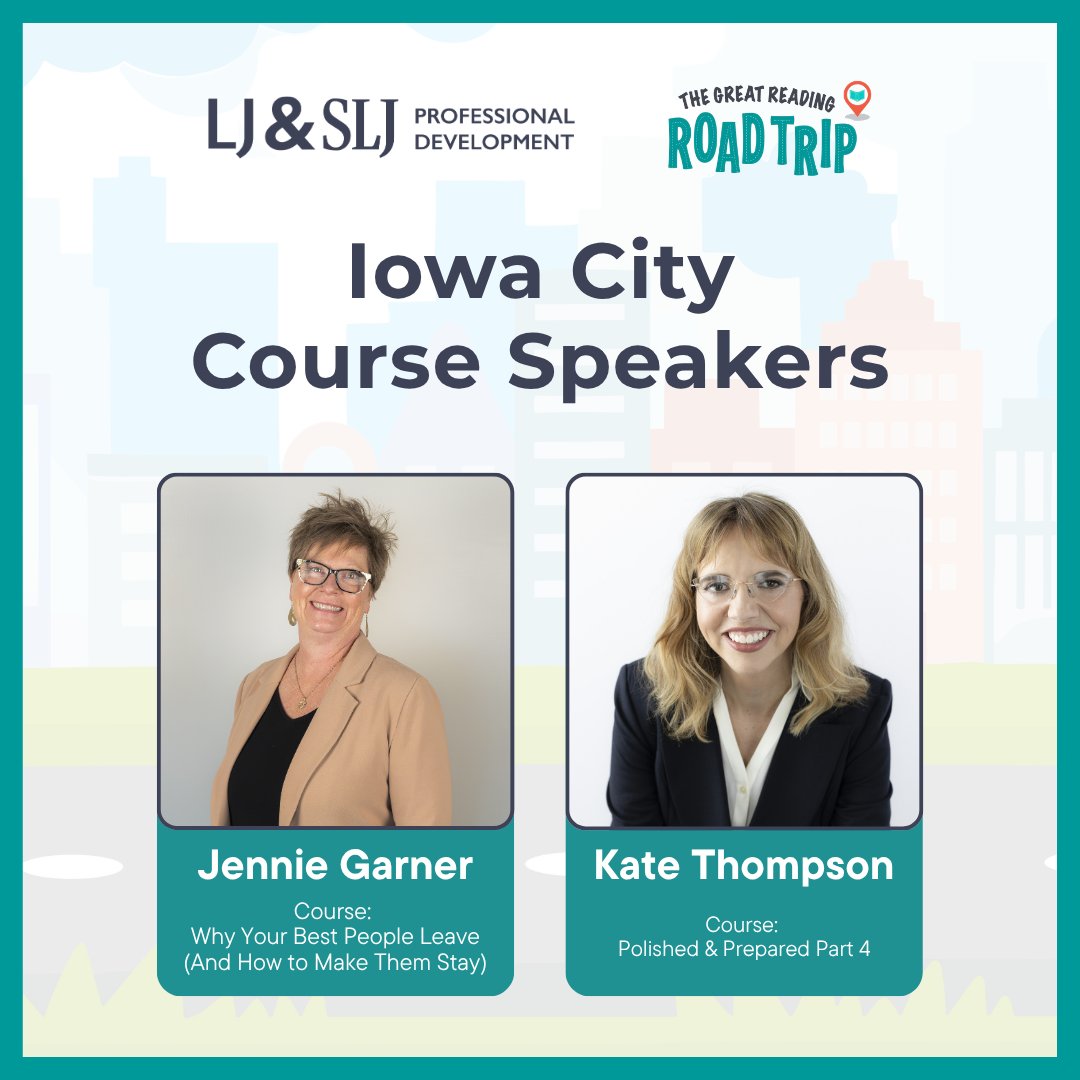 JrLibraryGuild's tweet photo. Today, we're stopping at Iowa City on The Great Reading Road Trip!
 
Our Iowa City resources include another book list, more awesome bookish stops, popular Junior Library Guild categories, and more. Explore Iowa City's literary scene here: https://t.co/O44jHW0VAe https://t.co/vWgotRtstK
