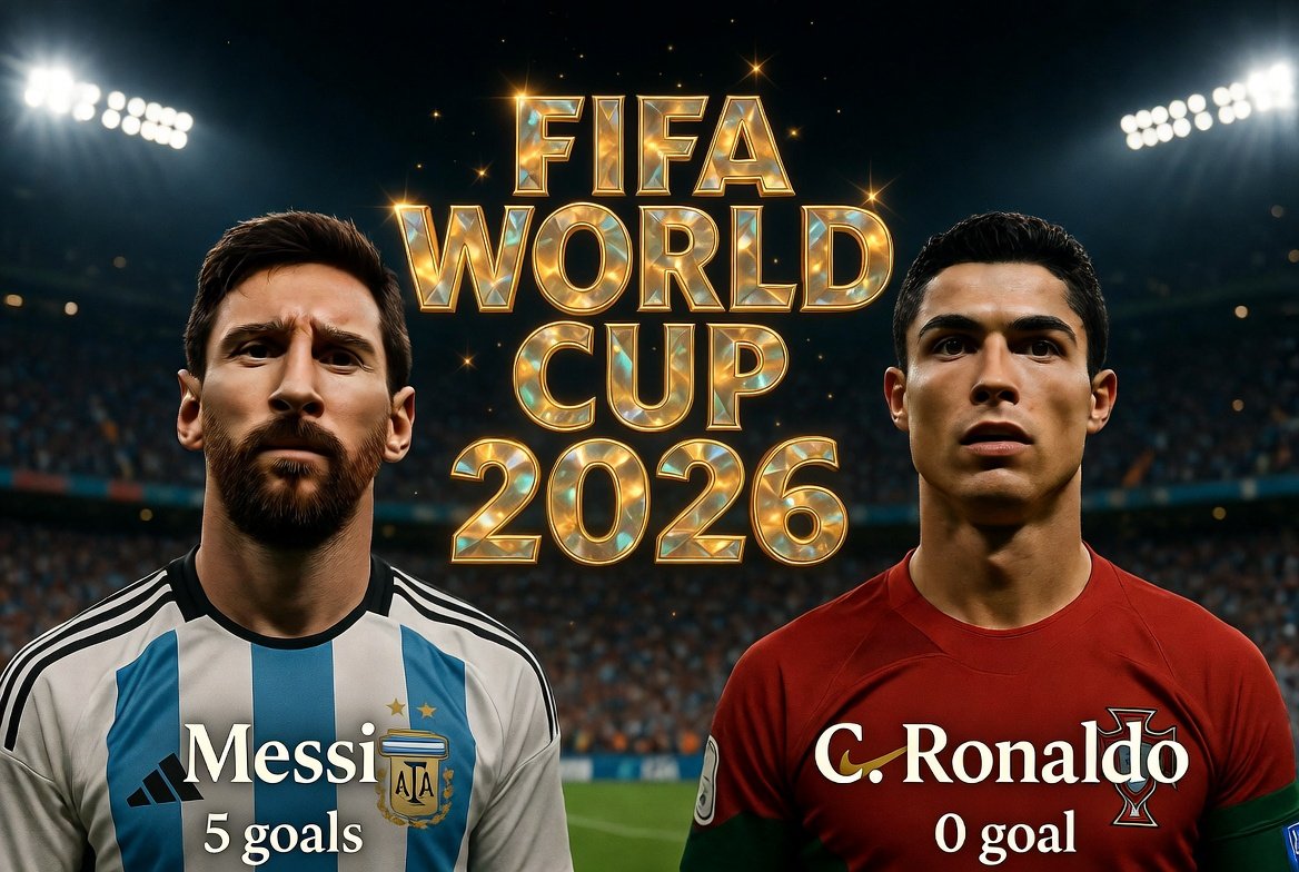 Mwkingz's tweet photo. Messi =5 goals
C. Ronaldo = 0 goal https://t.co/qIJkVLDDDO