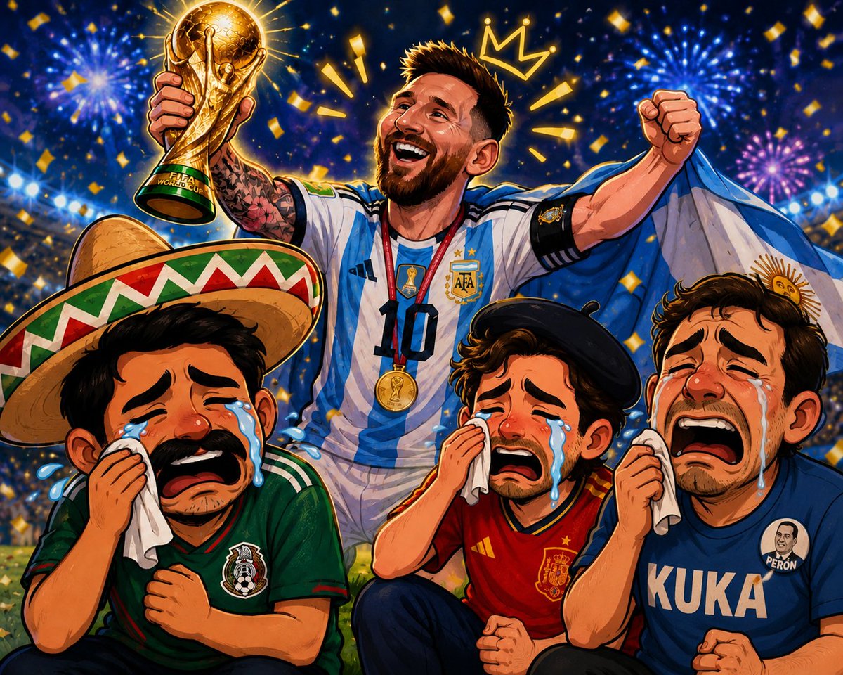 Jesusfl_ok's tweet photo. Argentina en 16vo✅
Lionel Messi máximo goleador en la historia de los mundiales LEYENDA!! https://t.co/f4Fw1CujVX