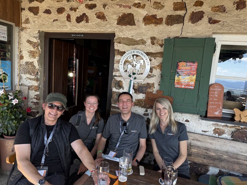 fortraofficial's tweet photo. A product session at 1,000+ metres. Peter Pendelin and Michael Leitner walked partners through Fortra's cybersecurity portfolio at sysob IT-Distribution's #sysobGipfeltreffen on the Kaitersberg. Thanks for having us. https://t.co/kZp7cjkvVu