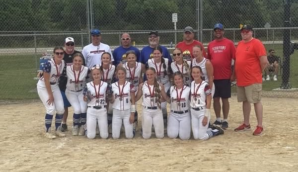 LBaumgartner_1's tweet photo. 3 straight tournaments, 3 straight Championship Games with my @WisconsinScorps teammates!
I did pretty well pitching and only gave up one earned run all weekend (in the Championship.)
Game 1: 4.0 IP,  1H, 2R, 0ER, 1BB, 5K
Game 2: 6.0 IP, 7H, 1R, 1ER, 1BB, 5K
#ScorpsOn4 🦂🥎❤️🤍💙 https://t.co/NVLXBaHxEA