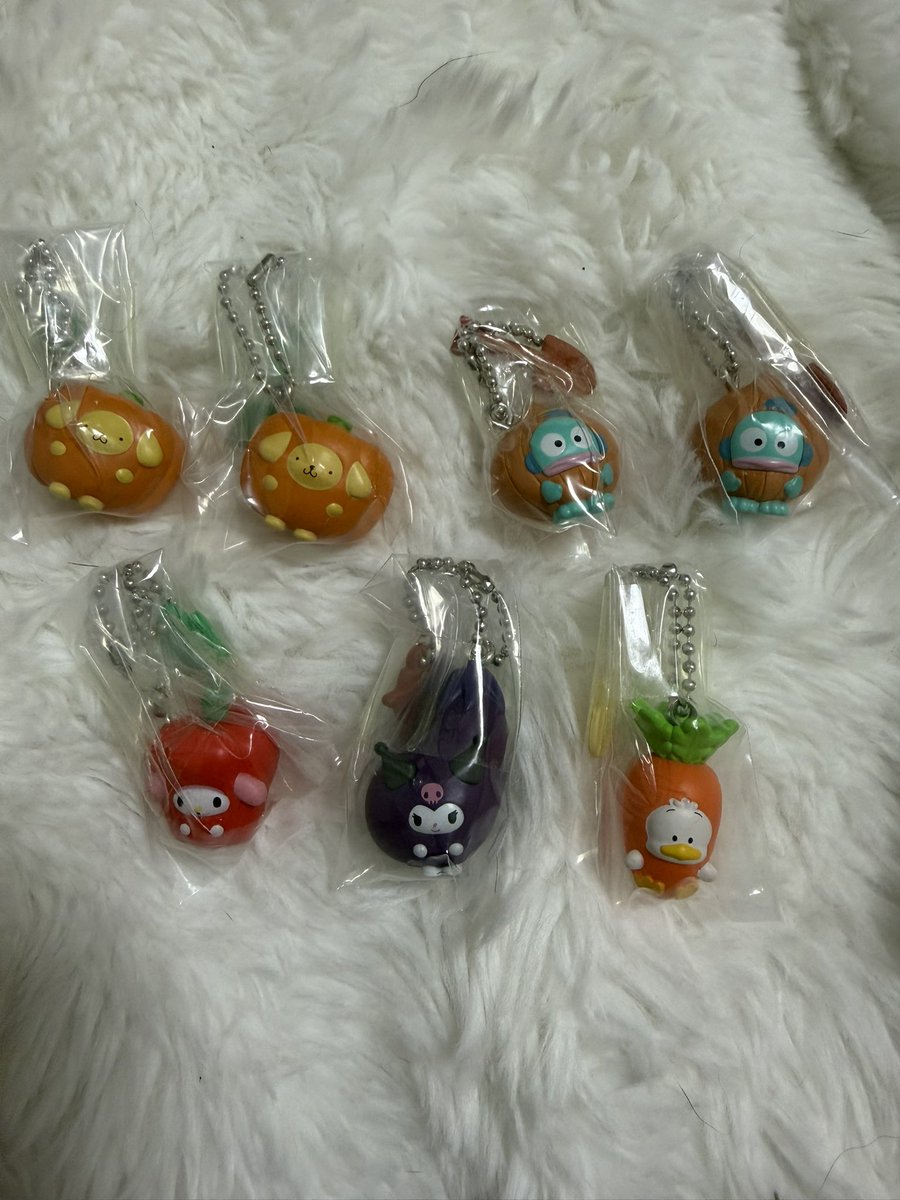 komina83's tweet photo. サンリオキャラクターズ ベジタブルビスケット

【譲】プリン2クロミ1マイメロ1ペックル1ハンギョドン2

【求】キティ2  ポチャコ1

郵便、都内手渡し希望です！
まとめて交換してくださる方優先いたします。
検索からでもお気軽にお声掛けください✨ https://t.co/wxvdMWhctA