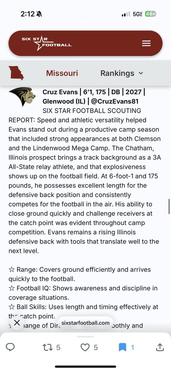 Cruz Evans tweet media