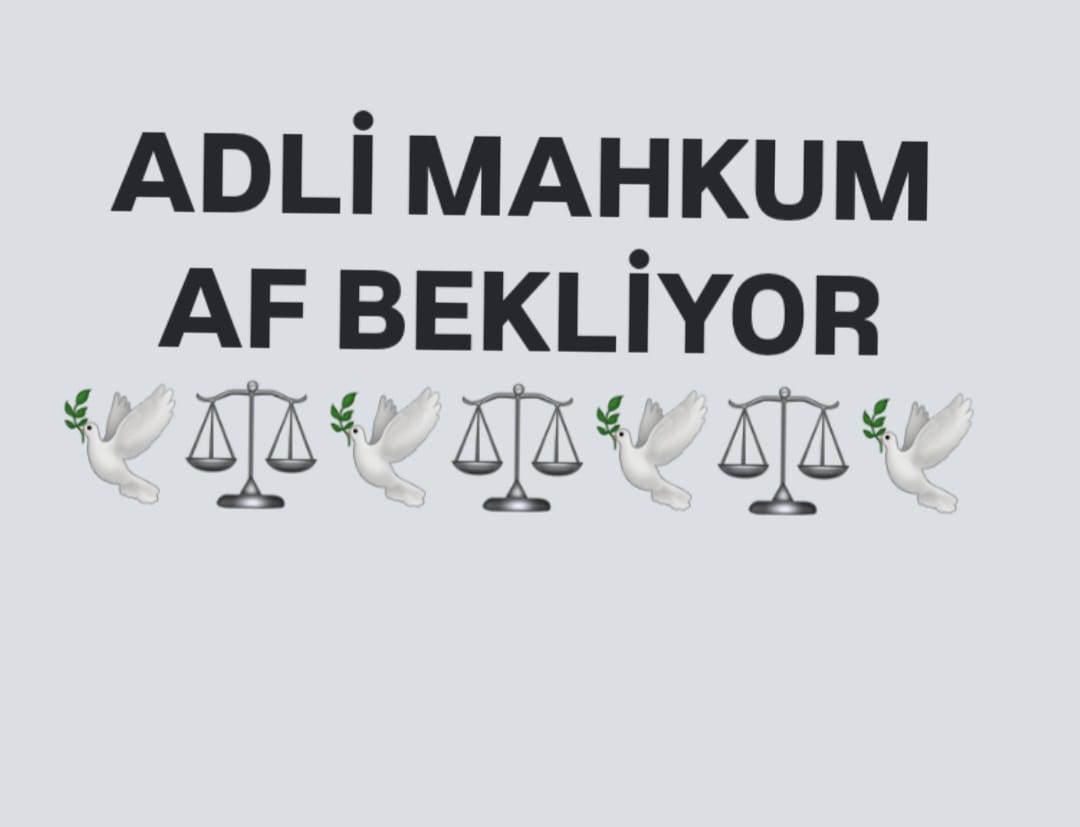 Orhanadig's tweet photo. @Mhalukcavusoglu Mahkumlara ŞansVerin
@RTErdogan @dbdevletbahceli @PervinBuldan @TulayHatim @abakingurlek @NumanKurtulmus https://t.co/4p441iO3x3
