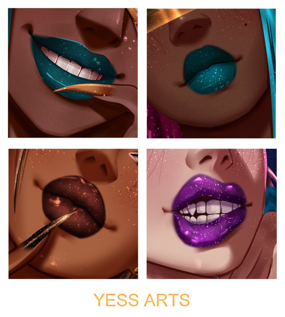 YessArts's tweet photo. How I draw lips💋

(yayyyy love this trend 😊♥️) https://t.co/OQUZE3TdCI