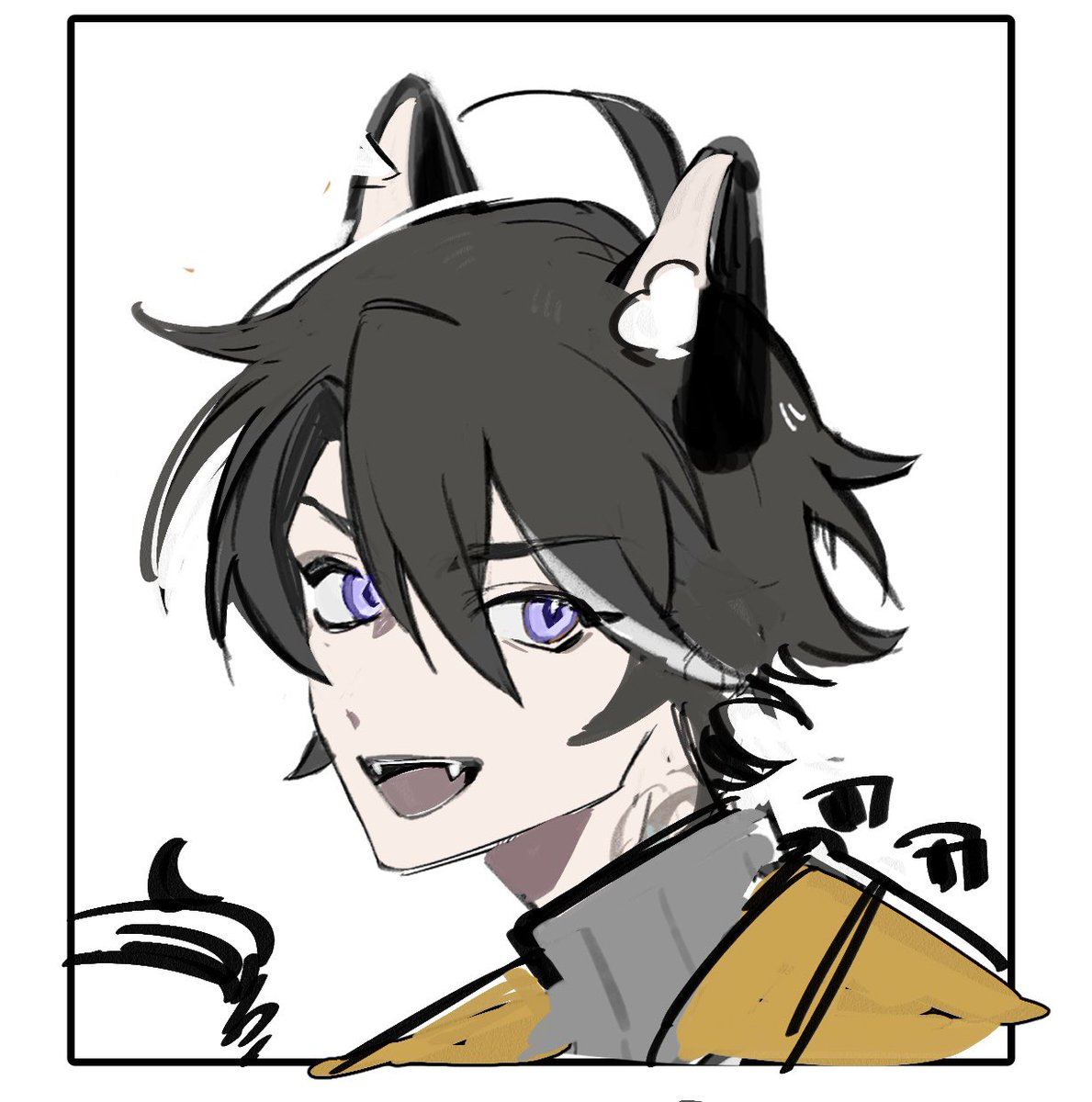 Napoo_28's tweet photo. 創作のお兄さん いっぱい居ます🥰
レヴィちゃんとルキです🎪🌻

 #創作 https://t.co/G1MKMDD9J4