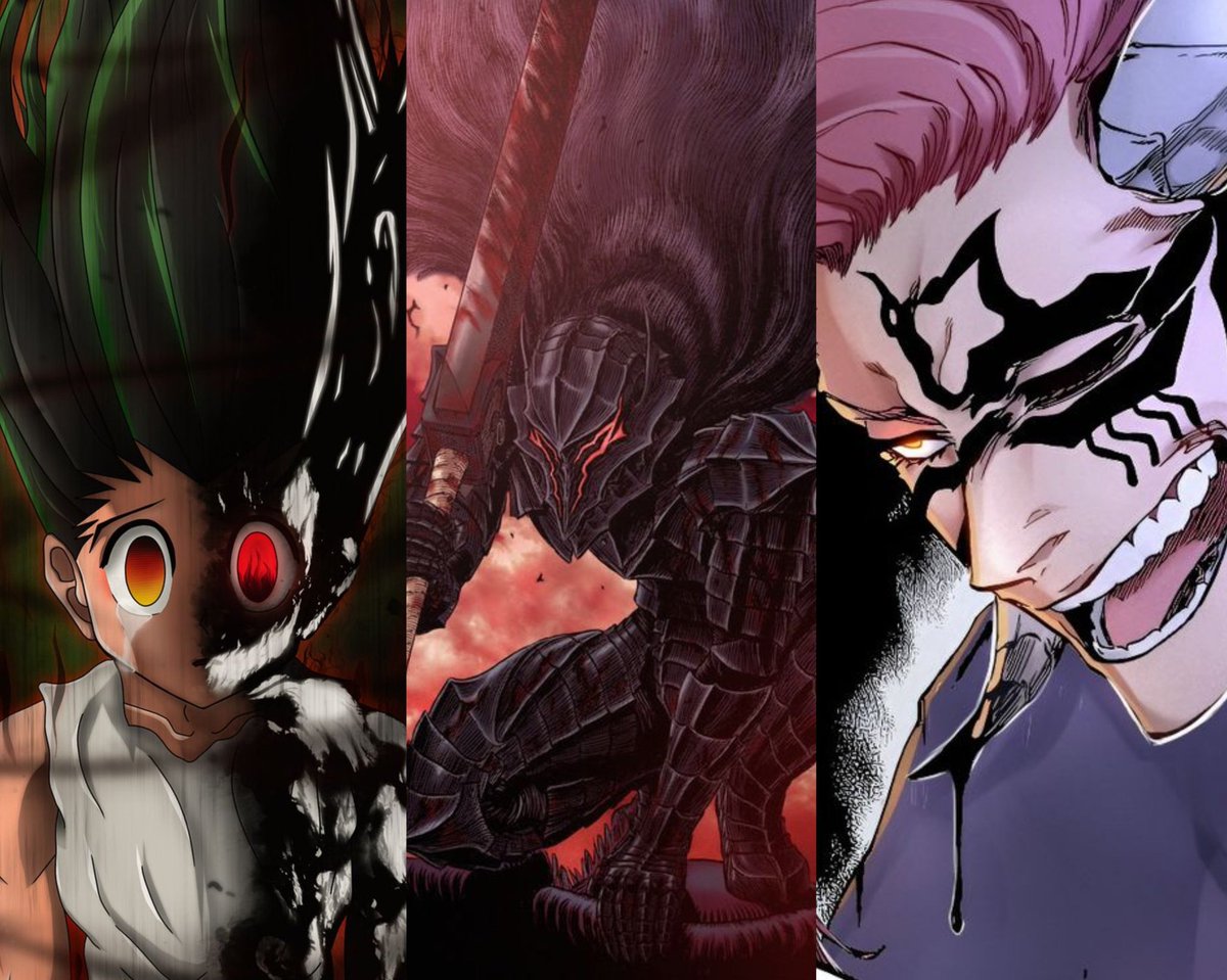 AnikamaEntNG's tweet photo. Hunter x Hunter, Berserk &amp; Bleach are coming back 🙏 https://t.co/mTkH0dTM5C