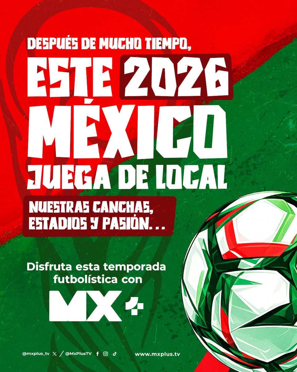 mxplus_tv's tweet photo. Todo el contenido de fútbol que te mueve. 📱💥

No te quedes a medias con tus series y programas de deporte preferidas, encuentra entretenimiento con sentido social desde cualquier dispositivo. 🎬

¡La jugada perfecta para tu pantalla! Descarga la app de #MxPlus totalmente gratis. 📲

🔗iOS y Android: https://t.co/FaX40Aj0LH