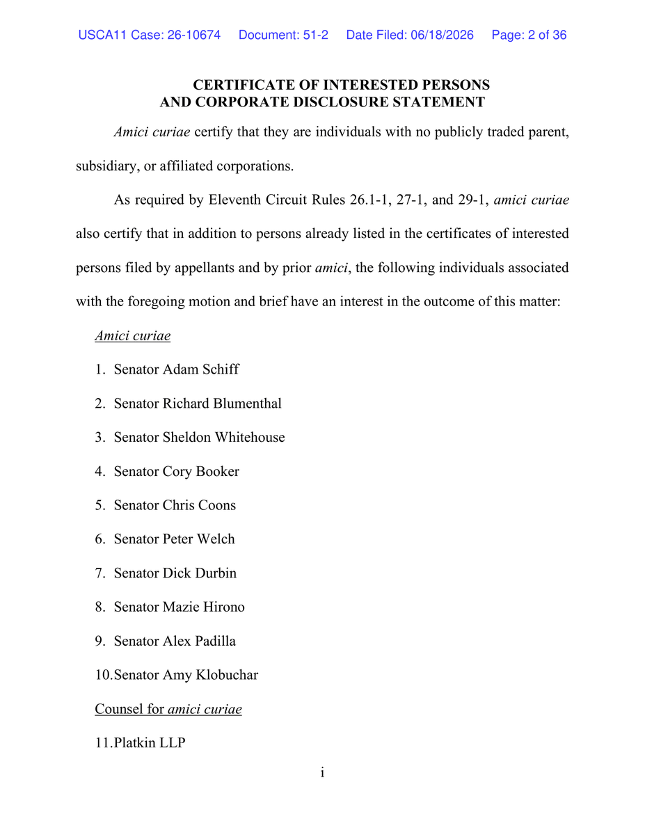 JudiciaryDems's tweet photo. We just told a circuit court: no more hiding the report on Trump’s classified documents misuse.

Release Volume II of the Jack Smith report. https://t.co/ImdRpGhEMr
