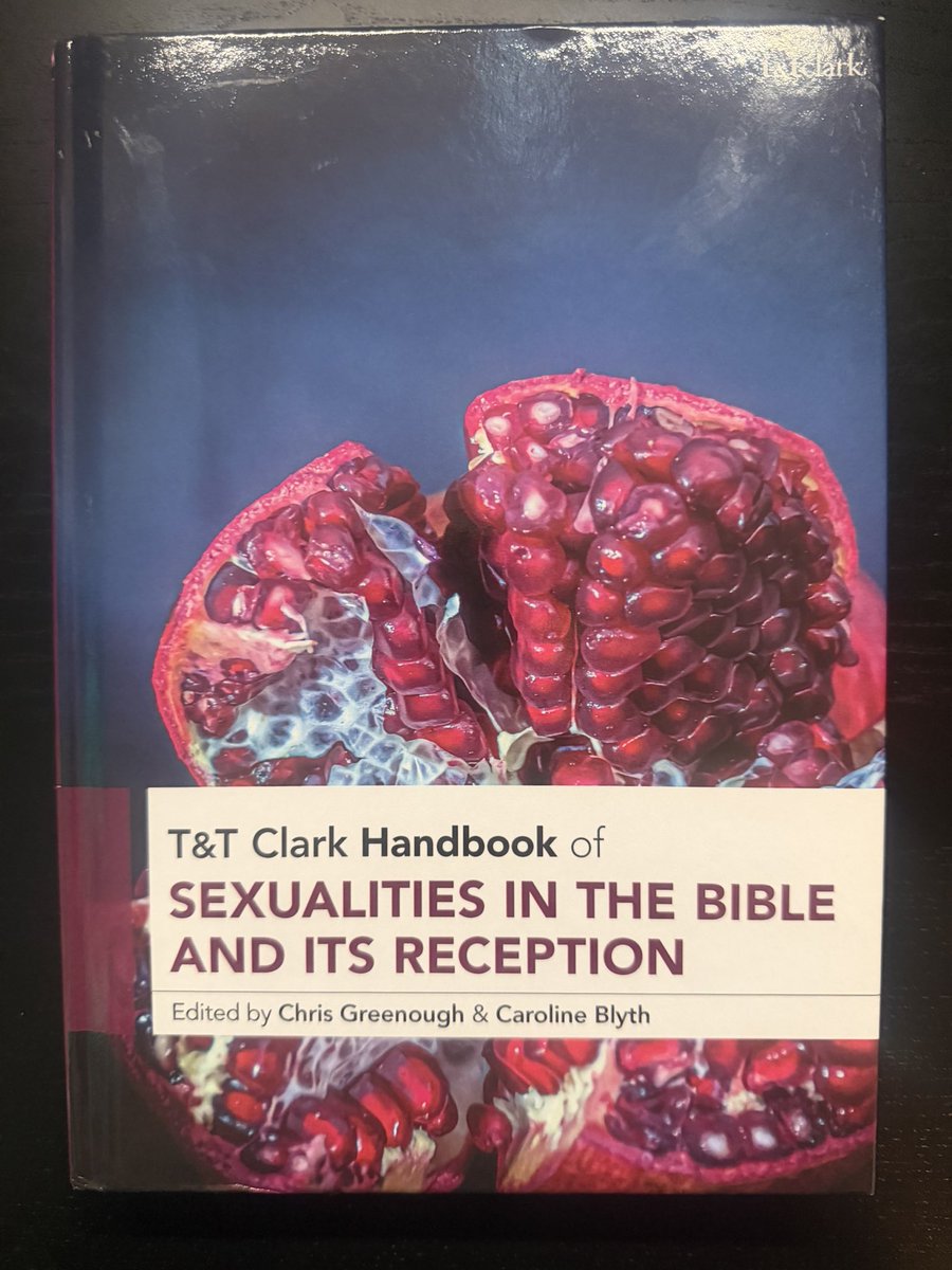 maklelan's tweet photo. New in the mail: The T&amp;T Clark Handbook of Sexualities in the Bible and Its Reception, edited by Chris Greenough &amp; Caroline Blyth. https://t.co/XzetYIhyFl