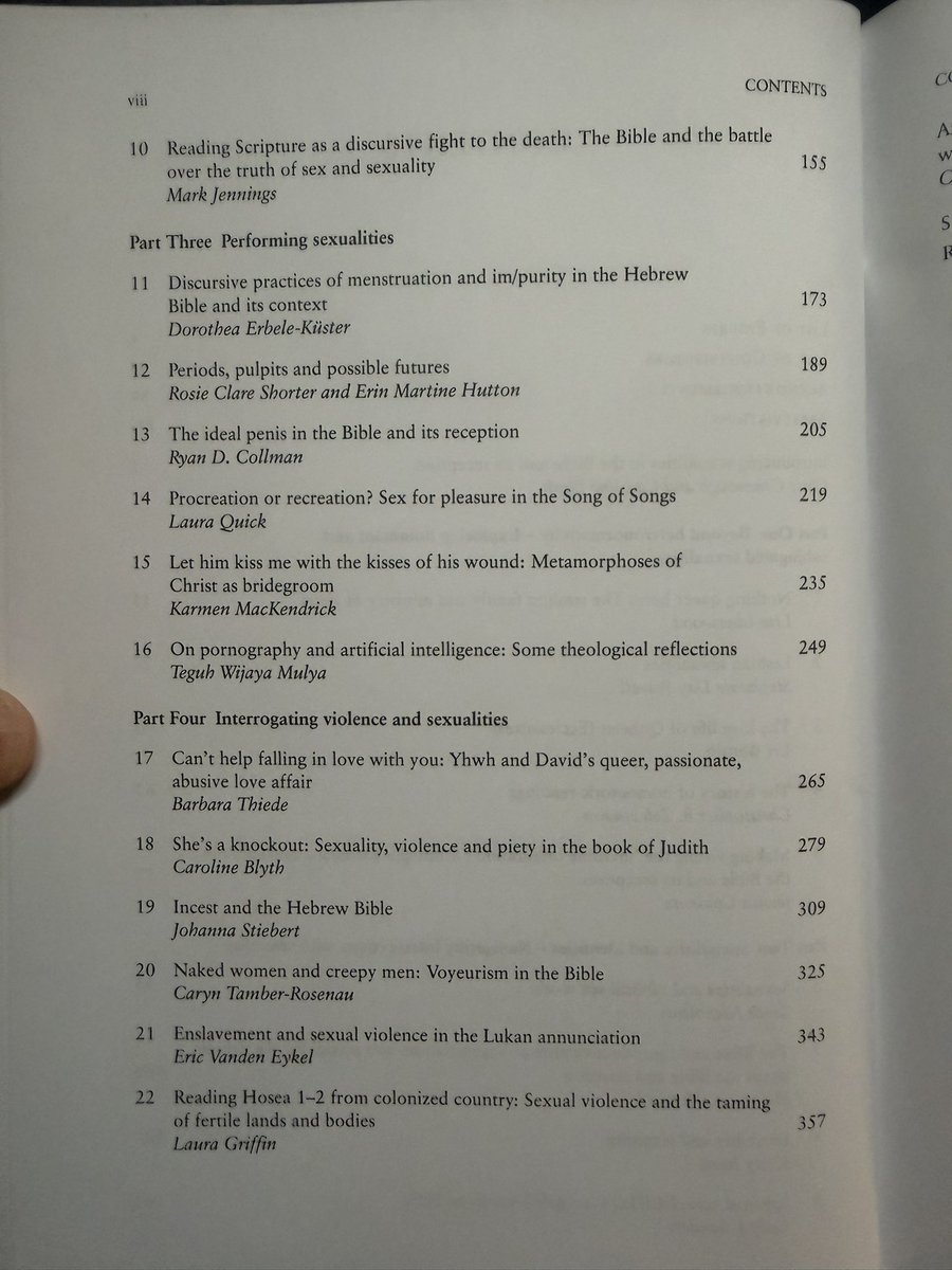 maklelan's tweet photo. New in the mail: The T&amp;T Clark Handbook of Sexualities in the Bible and Its Reception, edited by Chris Greenough &amp; Caroline Blyth. https://t.co/XzetYIhyFl