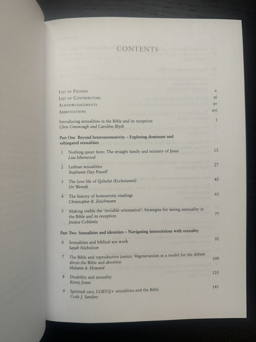 maklelan's tweet photo. New in the mail: The T&amp;T Clark Handbook of Sexualities in the Bible and Its Reception, edited by Chris Greenough &amp; Caroline Blyth. https://t.co/XzetYIhyFl