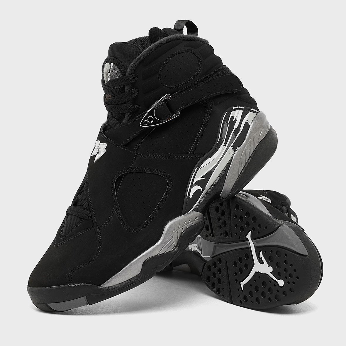 SBDetroit's tweet photo. NEW LOOKS: Air Jordan 8 “Chrome” (2026) 🪙

RELEASE DETAILS:  https://t.co/blQze3tGso https://t.co/k7t3zetq0m