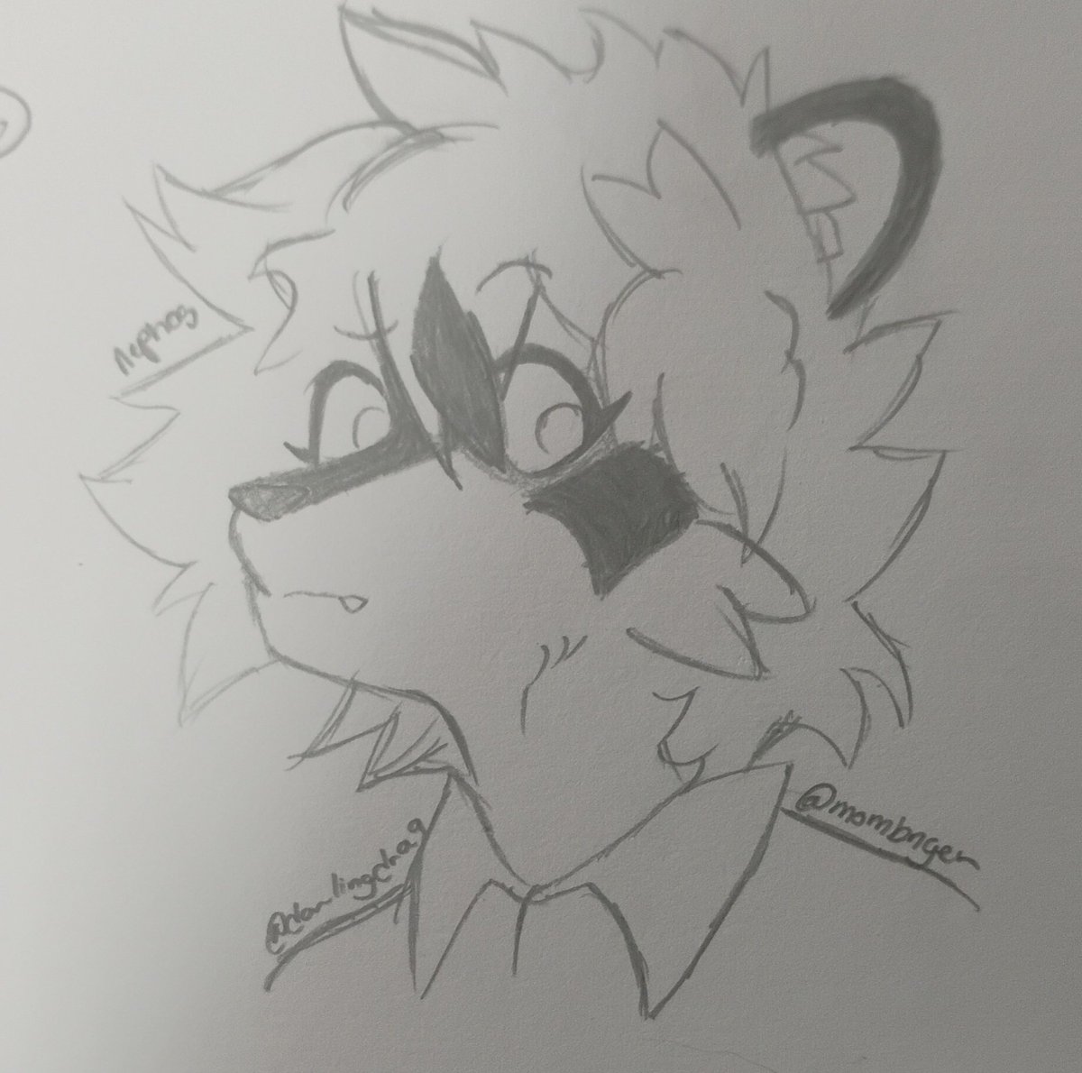 darlingdraq's tweet photo. JUMPSCARE RAAAA

#furry #furryart #sketch https://t.co/4CLDEjKUBi