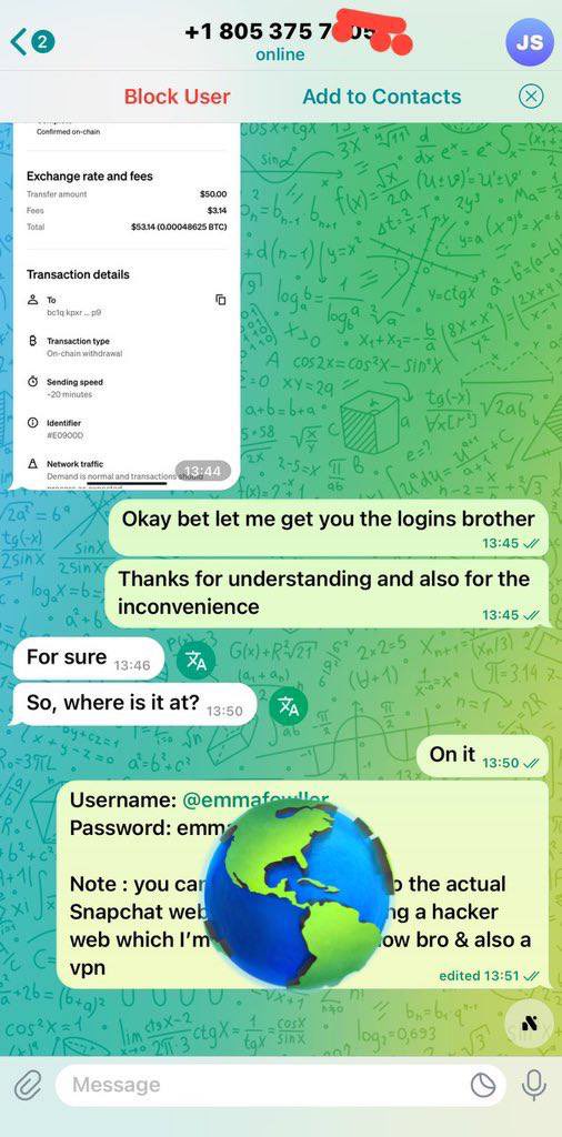 balkl21's tweet photo. Snapchat hacking fast hack on telegram channel ‌ ‌   I hack all social media recovery and access to iCloud, let’s spy her now ans check what she got…! 
  #snaphack  #nolimit  #momson  #nsfwtwtًًً   
  #Snapgod    #monkeyapp  #sstvi     #teenage‌r ‌ ‌()-() https://t.co/d7cuBwkL0s