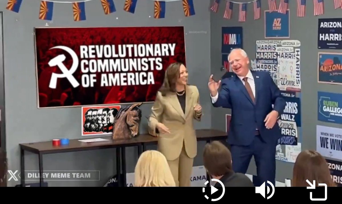 ItsIdiocracy's tweet photo. @GavinNewsom You insane MF are really out there just like these two communists. https://t.co/BOCNXk2Hl9