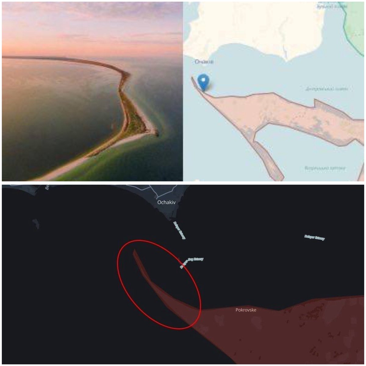 NSTRIKE1231's tweet photo. 🇷🇺 Russian Armed Forces have begun evacuation from the Kinburn Spit (also referred to as a peninsula) due to logistical problems, — states Denys Nosikov, commander of the operational-tactical group “Odesa” of the Ukrainian Armed Forces.

🚀🎯 According to reports, intensive movement of equipment, buses, and pickup trucks is observed, while the previous day information spread about the mass evacuation of Russian troops from there.

🇺🇦 Ukrainian Defense Forces have practically cut off logistics for the occupiers on Kinburn — the supply of ammunition, food, and fuel has been virtually stopped. Without this, Russian soldiers cannot continue fighting.