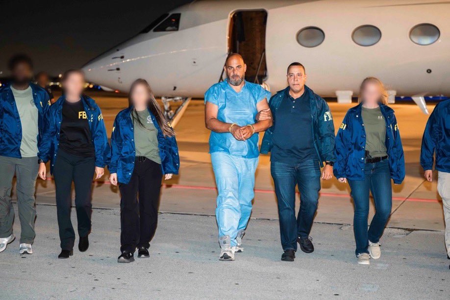 ConstitustionX's tweet photo. 🚨 BREAKING: THEY GOT HIM! 🚨
FBI Director Kash Patel just dropped the hammer — Ibrahim Khaldoon Hilmi, the mastermind behind a $3.7 BILLION Medicare fraud scheme, has been ARRESTED!
This billionaire fraudster fled the country in May 2025 thinking he could hide forever. Wrong.
Tracked down in Turkey, snatched up through ironclad international cooperation, and dragged back to face American justice.
The Trump Administration, VP Vance’s Task Force, and our FBI don’t play games.
No fugitive is safe. No fraud is too big.
Taxpayers just got $3.7 BILLION worth of payback.
JUSTICE SERVED. 🇺🇸
#DrainTheSwamp #FraudBusters #MAGA