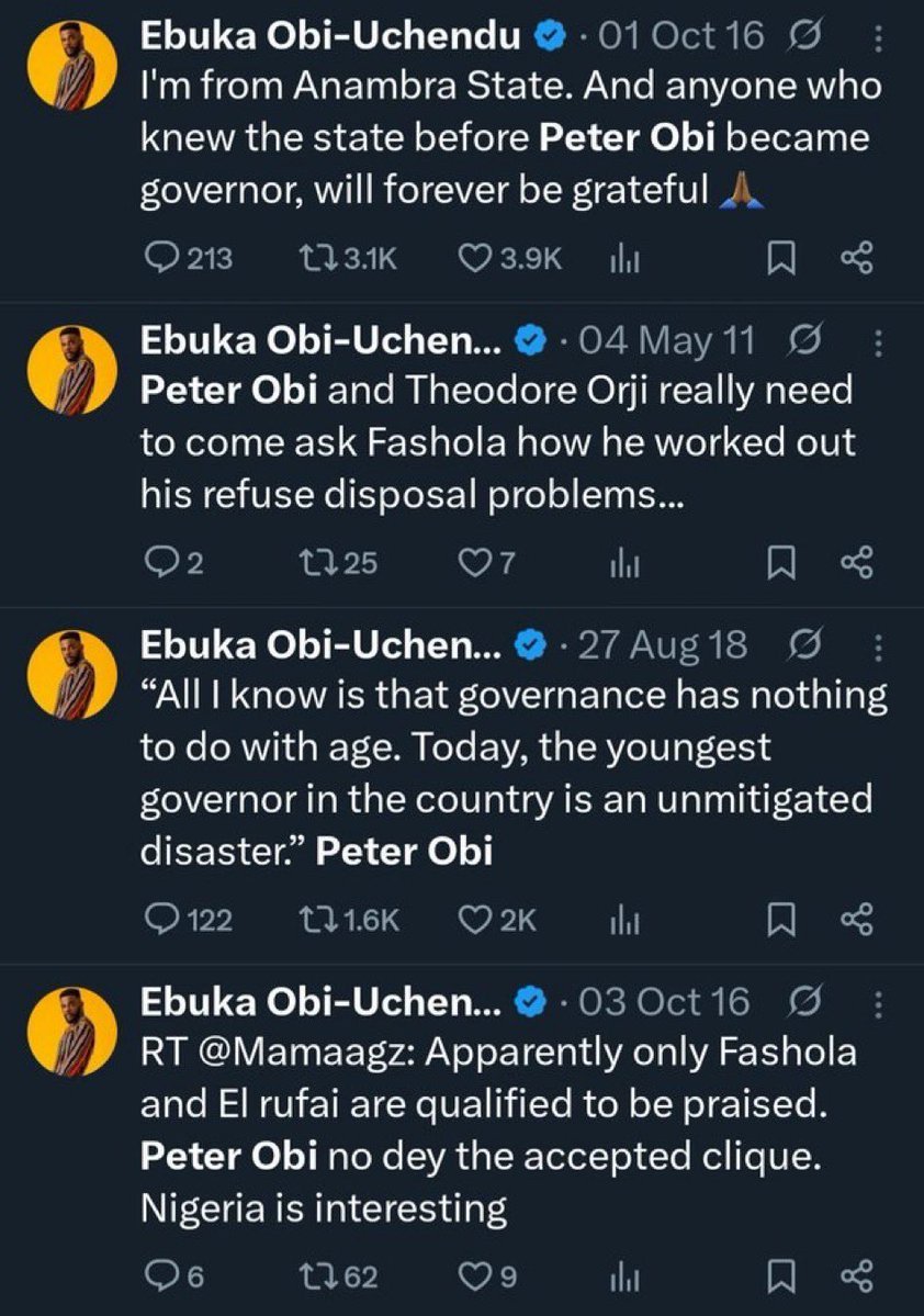Onsogbu's tweet photo. Today Ebuka of Big Brother 9ja is supporting Peter Obi oooo https://t.co/aHpVylm57s