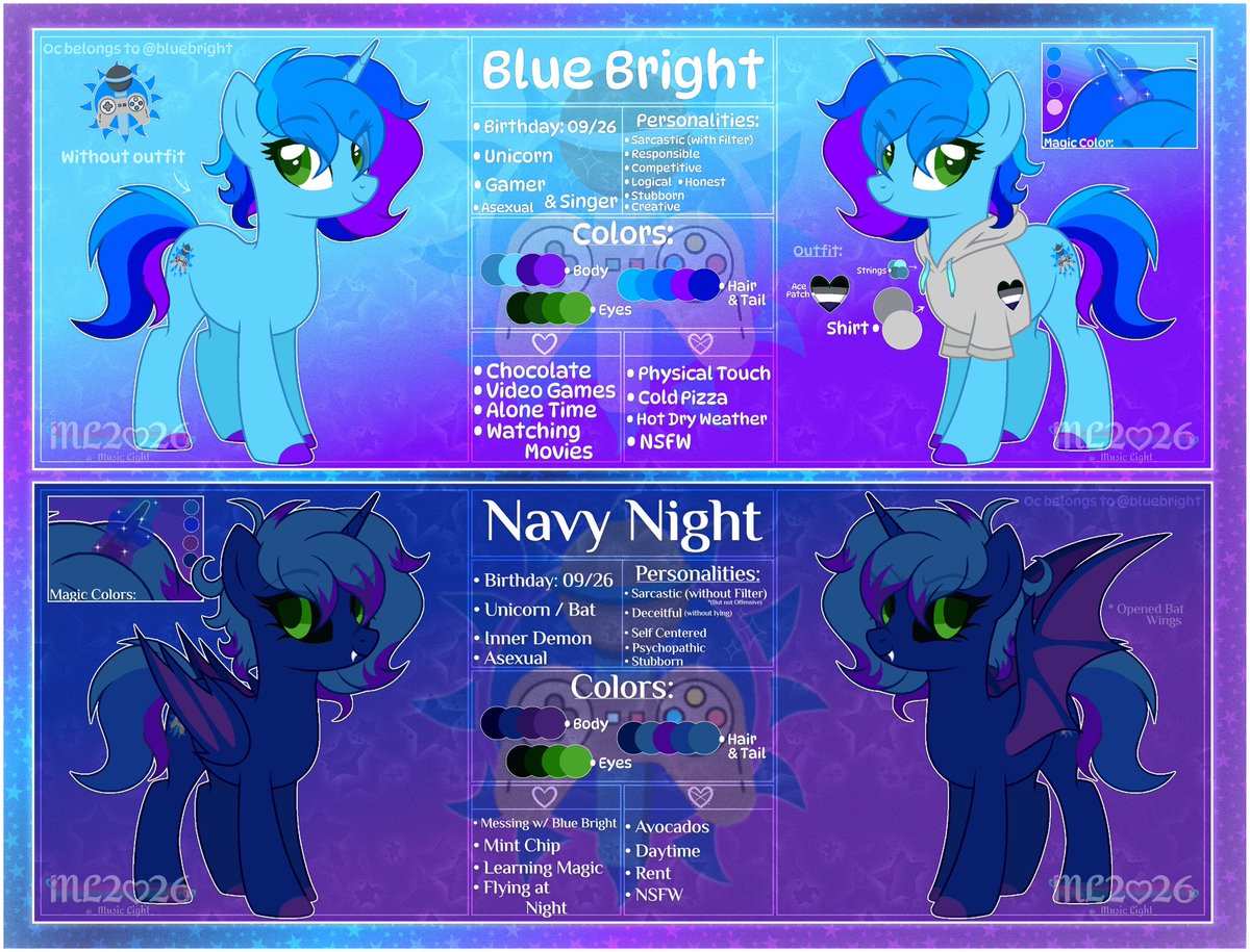 BlueBrightYT's tweet photo. @oddysies I would use a ref sheet in the mlp show style, 
This is the one I have now 😋 https://t.co/spMOwH48W5