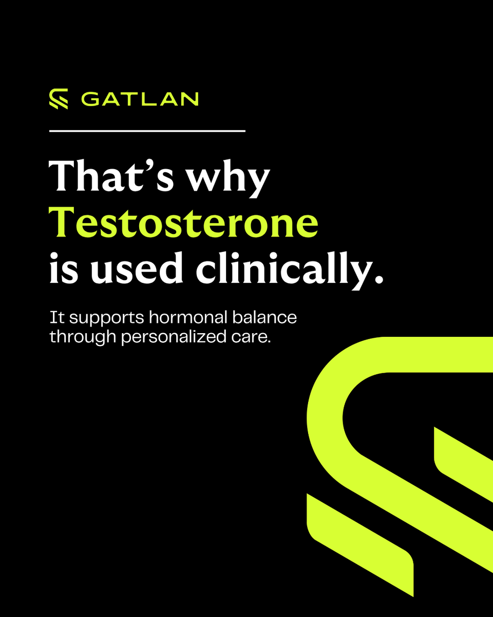 GatlanHealth's tweet photo. Testosterone plays an important role in both men and women. Age is part of the equation, but so are stress, sleep, nutrition, and everyday lifestyle habits.
.
.
.
#GATLAN #MensHealth #Longevity #Recovery #Wellness https://t.co/IsfsUus3xz