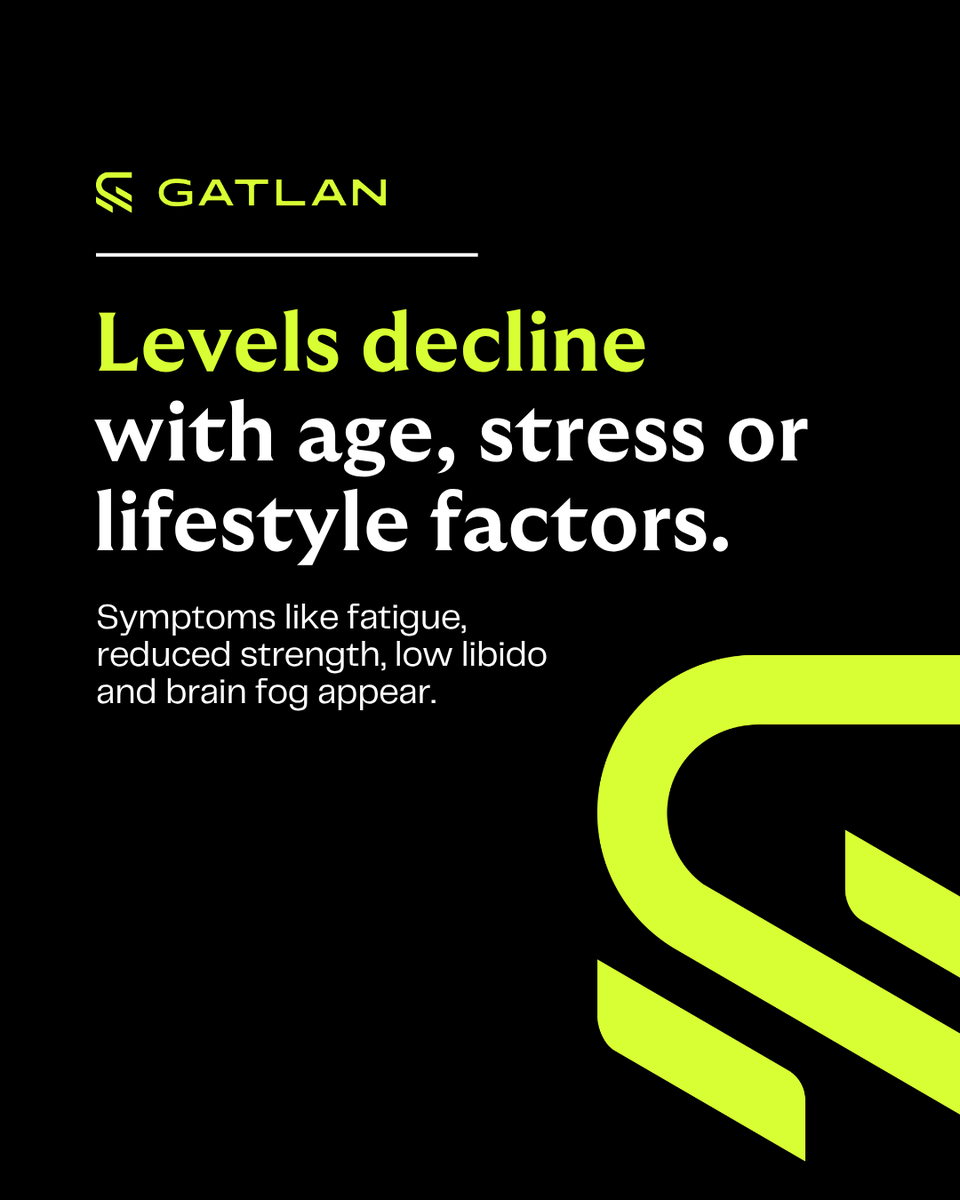 GatlanHealth's tweet photo. Testosterone plays an important role in both men and women. Age is part of the equation, but so are stress, sleep, nutrition, and everyday lifestyle habits.
.
.
.
#GATLAN #MensHealth #Longevity #Recovery #Wellness https://t.co/IsfsUus3xz