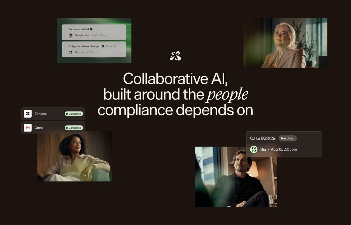 weareclusia's tweet photo. Compliance is one of the biggest categories hiding in plain sight: 400,000+ compliance officers in the U.S. and $40B+ in annual labor spend.

At Clusia, we’re building collaborative AI around the people compliance depends on - helping teams move faster and make better decisions. https://t.co/ZpU9ZyIcLD