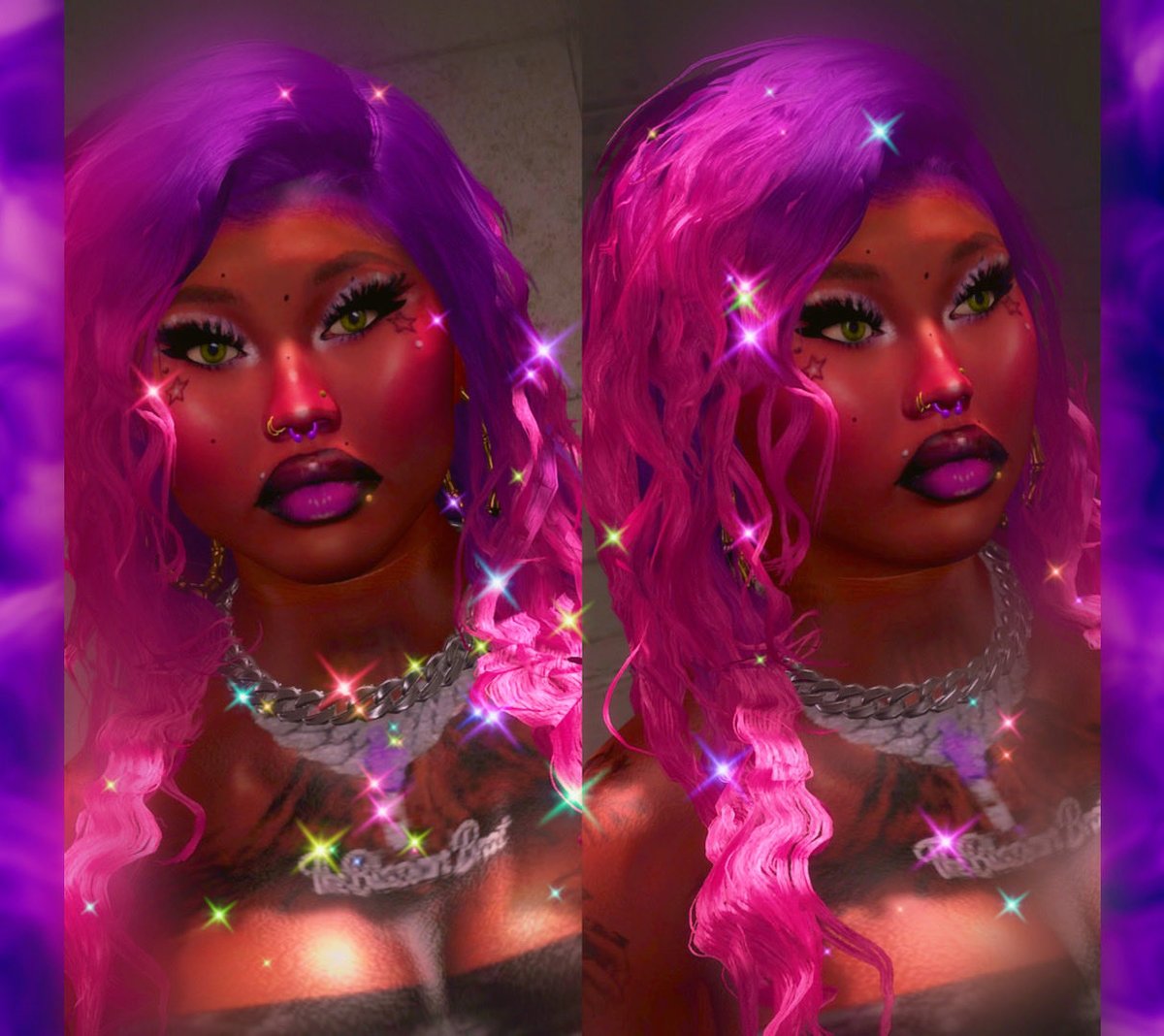 foreignthottie's tweet photo. -⋆˚꩜｡辣妹💜✨

#WWE2K26 https://t.co/5WRxSXKeAA