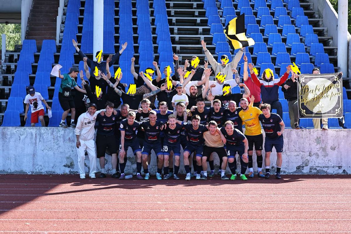 FCFV1982's tweet photo. We won an important match against Tosno. There is one match left until the end of the round. We are in second place in terms of lost points. https://t.co/HrGuNyA68F