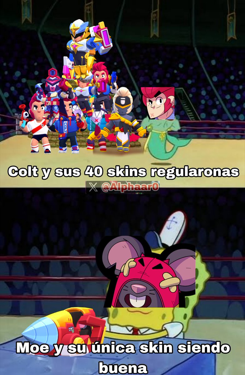 Alphaar0's tweet photo. ¿Muchos dicen que le den skin a Jae Yong pero cuándo la skin de Moe? 🥀

#BrawlStars https://t.co/muEW03ltbq