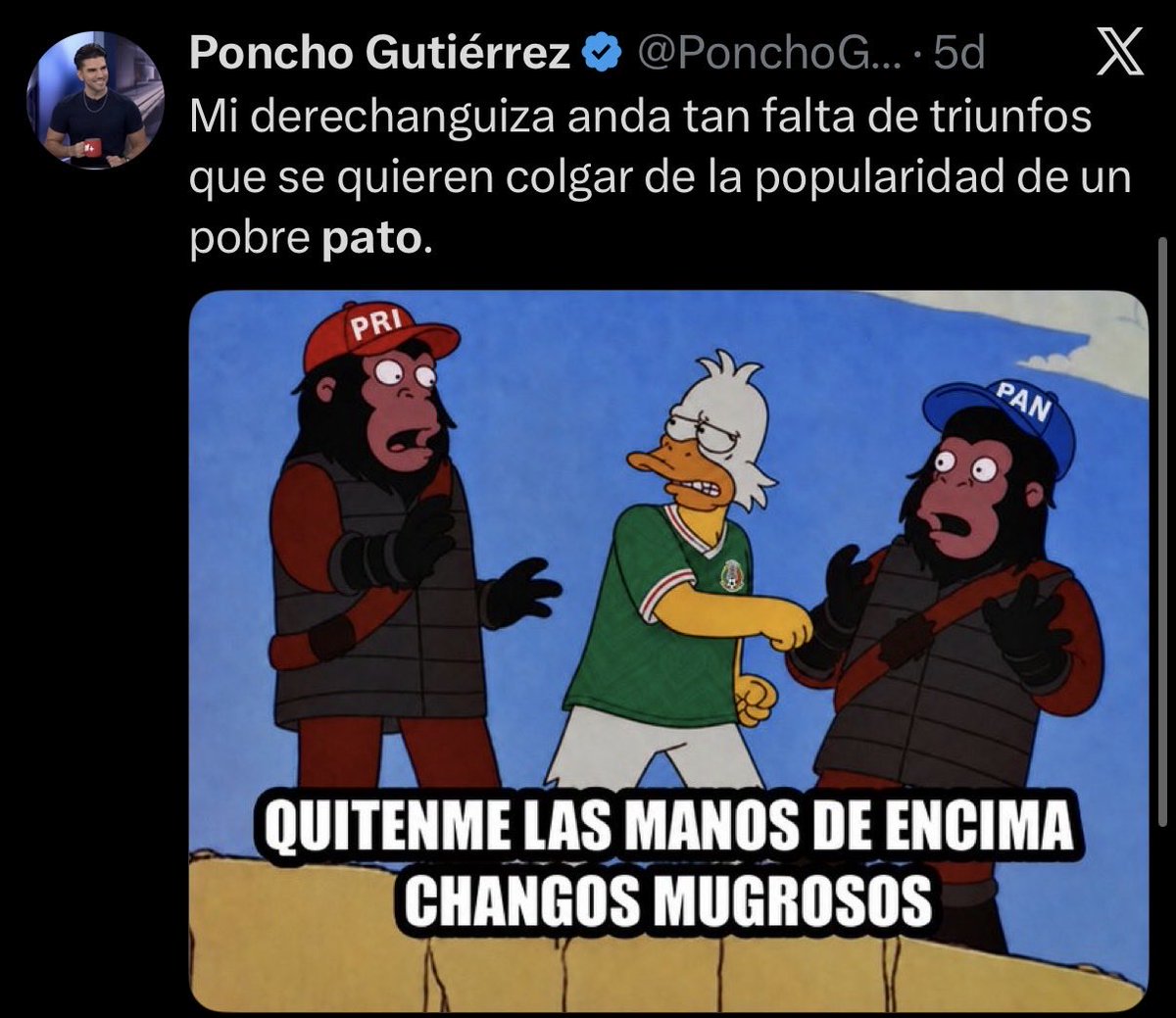 luis_gj's tweet photo. @omaryesahel No. 

Nos estamos burlando de la hipocresía de la izquierda. https://t.co/iic0QvIRob