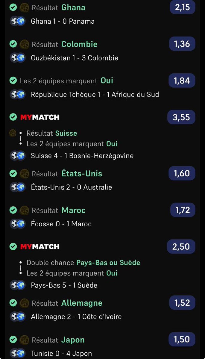 APMBetting's tweet photo. Alors là 😱

Bravo à Zamo93 !🔥

Va falloir remédier à ça en NHL ! 

#TeamParieur https://t.co/RUcWAeBZFh