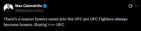 AOUREDOO's tweet photo. You were trashing MMA for years saying Boxing is better, you started larping 2 months ago because you met Ilia once and he took a picture with you lol https://t.co/x6GE2uPzZI