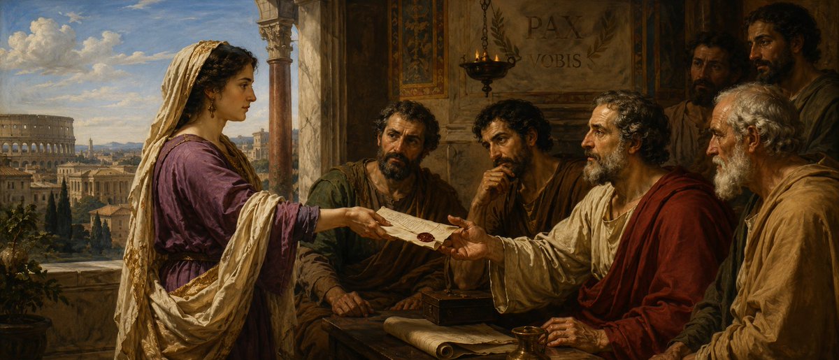 DennyBurk's tweet photo. The Phoebe Hoax
--
Never has more been made of so little than what egalitarians make of Paul’s mention of Phoebe in Romans 16:1-2. 

Egalitarians have fabricated an entire mythology around Phoebe that is not justified by what Paul actually says about her.

[link to article in thread below]