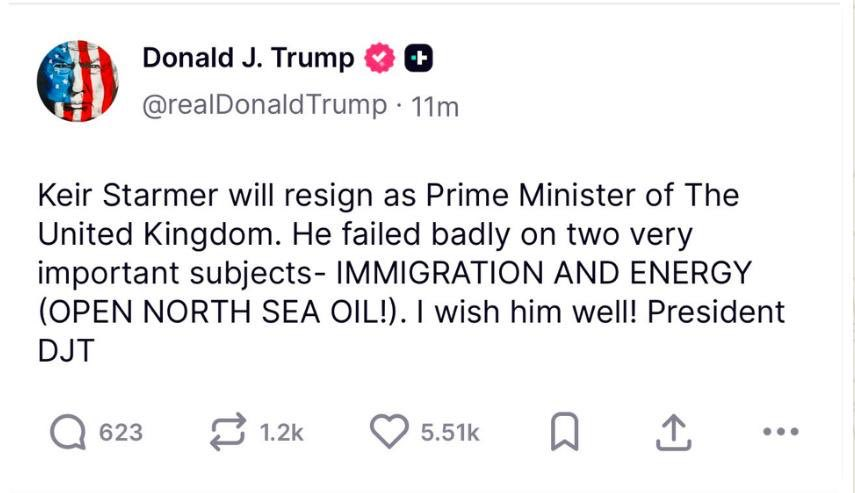 Daleblake81's tweet photo. @ShabanaMahmood Failed badly, and Trump was light on you lot, mentioning only immigration and energy, he could have gone harder. https://t.co/u7m0o2KHMp