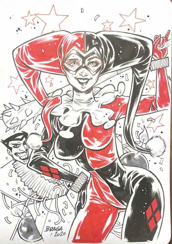 iamluke85's tweet photo. #HarleyQuinn artwork by #LauraBraga https://t.co/cZyxRfyvOl