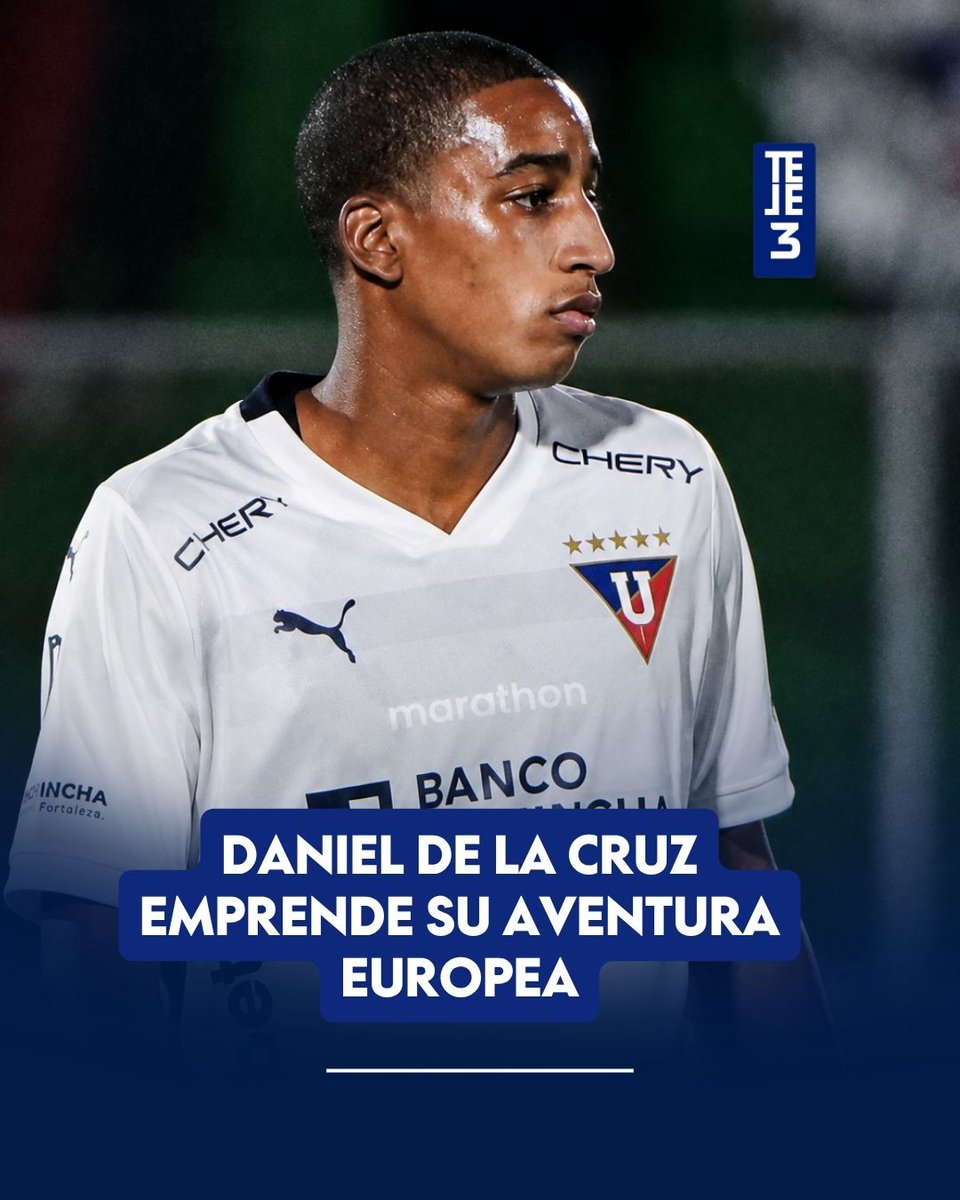 tele3ec's tweet photo. 🇪🇨✈️El ecuatoriano Daniel de la Cruz continuará su carrera en el fútbol portugués. El defensor fue cedido al CD Nacional de Madeira, equipo de la Primera División de Portugal, donde buscará consolidarse y seguir creciendo en el fútbol europeo.

#LegionariosEC #Tele3 🇪🇨🔥 https://t.co/aAFIqaDseO