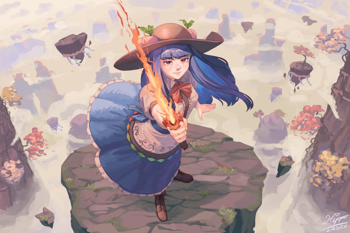HippppoDraw's tweet photo. Eldest Daughter of Heaven

♻️post Tenshi 

#touhou #東方 #東方Project #touhouproject #illustration https://t.co/CeGJEUwG6n