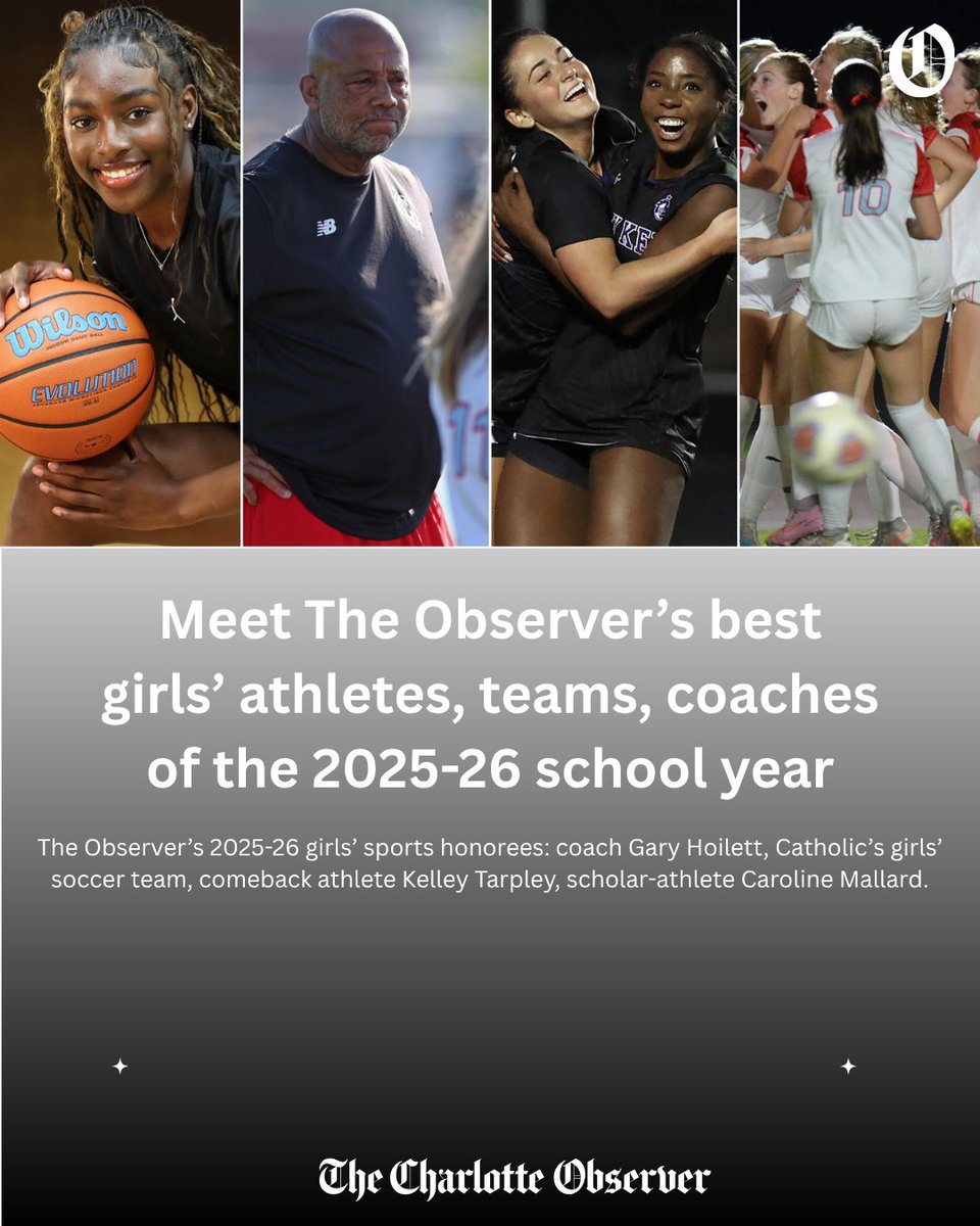 charlottepreps's tweet photo. Today, The Observer announces its girls' coach, team and athletes of the year.

https://t.co/E6EAmL3Ho6 https://t.co/U6i5BYHarB