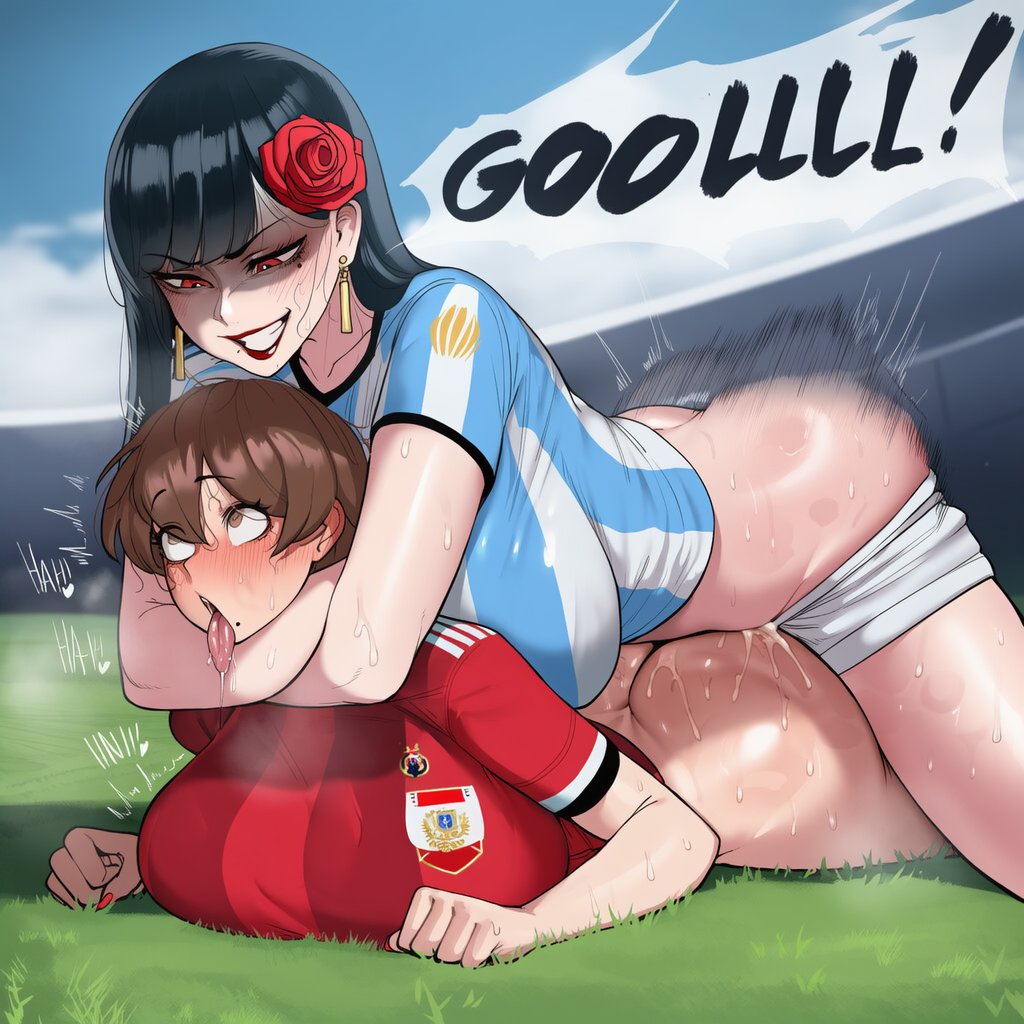 Dont_Chama_'s tweet photo. 🌹: FUCK OFf AUSTRIA~! JAJAJAJAJAJA~! Even better~! Get fucked~! Plap plap~! You though you could ever win~? So cute~ 2 - 0~ Adorable~ Now get absolutely impregnated~

We three love all austrians equally, the Demon is just excited.
#OC #Austria📷 #Argentina📷 #WorldCup #Mundial #AIart️️️️️️️️️️️️️️️️️️️️️️️️️️️️️️️️️️️️️️️️️️️️️️️️️️️
