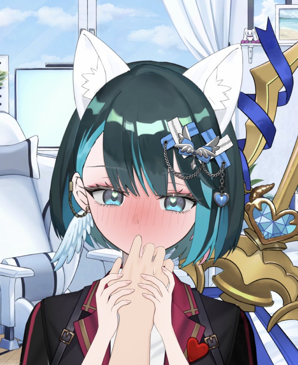 HoshisakiSerena's tweet photo. #おはようvtuber 
ちゅっちゅっ……🐈‍⬛
あ、おはセレにゃ〜🐾

……な、何ですかにゃ…？

ね、猫ならこれくらいは当たり前(?)なんですからね…///

昨日はたくさんのお祝いの言葉をありがとうございますにゃฅฅ
みなさんに言ってなかった事があります🐾

実は…

記念イラストはあれだけじゃないんですにゃᓚᘏᗢ
まだ2枚、持っています🐾
これらは6/27(土)の1周年記念配信の時に公開しますね🐈‍⬛🐾

今日も楽しんでいきましょう♪