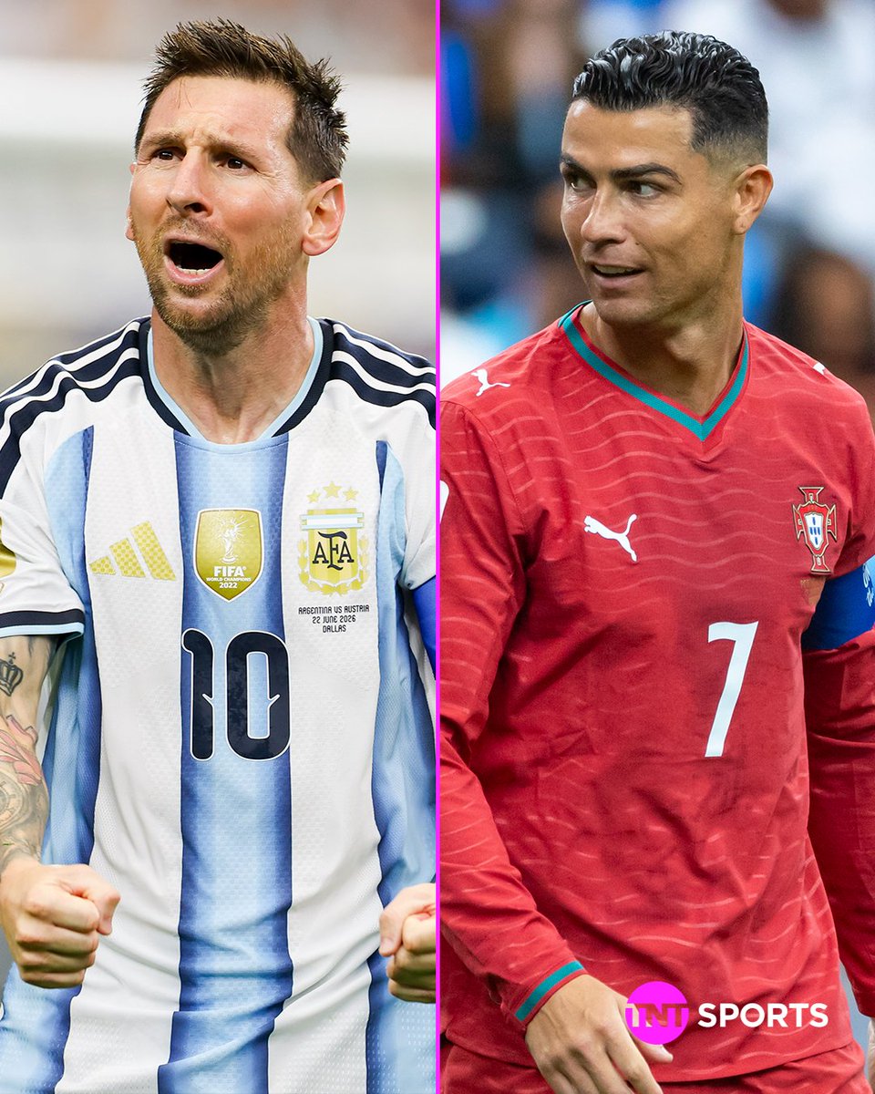 footballontnt's tweet photo. Lionel Messi has more World Cup goals since turning 35 than Cristiano Ronaldo has in his entire career 🤯

⚽️ Messi since turning 35 - 12 
⚽️ Ronaldo - 8 https://t.co/VXTRSRXA9y