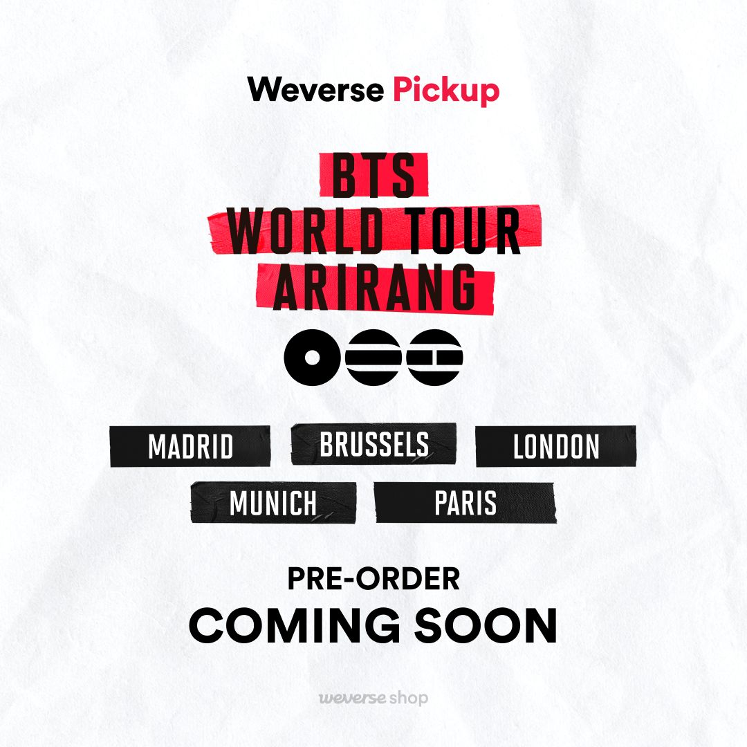 ARMYFRANCE_'s tweet photo. [@BTS_twt x Pick-Up Paris 🇫🇷]

Weverse a partagé des informations au sujet de l’option pick-up.

L'option Pick-Up permet d'acheter les produits officiels en ligne sur Weverse et de récupérer ses achats, pendant un créneau horaire choisi, dans des stands dédiés situés près des lieux de concerts.
Le merch officiel ainsi que les lightsticks seront disponibles à l'achat. 

🇫🇷 Paris
▫️ Prévente : du mercredi 15 au dimanche 19 juillet.

▫️Pick-Up : du jeudi 16 au dimanche 19 juillet

Des informations sur l'ouverture des commandes en ligne ainsi que les emplacements des stands seront bientôt partagées.

#BTS #방탄소년단