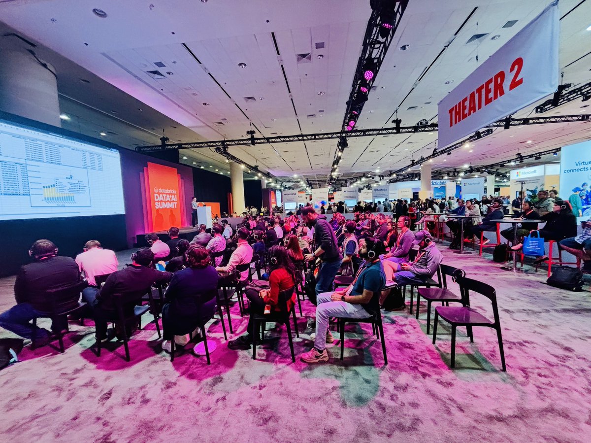 GetRowZero's tweet photo. Thank you to everyone who packed the theater for last weekโs lightning talk at the Databricks Data + AI Summit! ๐
#DataAISummit #Databricks #ModernDataStack #DataGovernance #Analytics #AISpreadsheets https://t.co/r9Lqk76ZyC