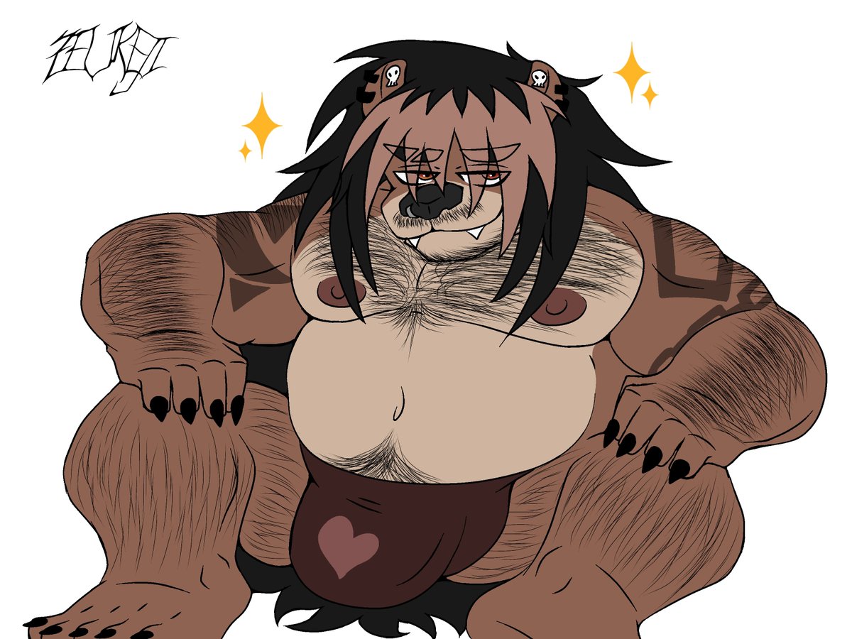 Zeukeji's tweet photo. [ #Suggestive 🔥 ]

Sexy fatass bear🐻❤️🔥

#furry #fursona #bara #chubby #gay #furryart #baraart https://t.co/SjD0OlwFyE